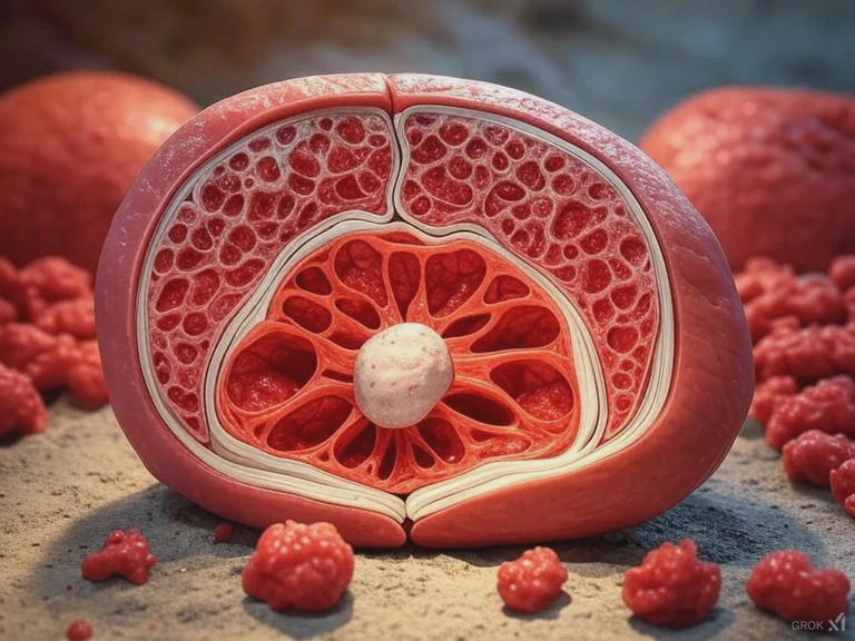 Illustration depicting the connection between the gut, spleen, and immune system